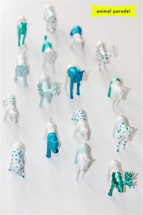 Painted Plastic Animal Toys To Match Decor Perfect For
