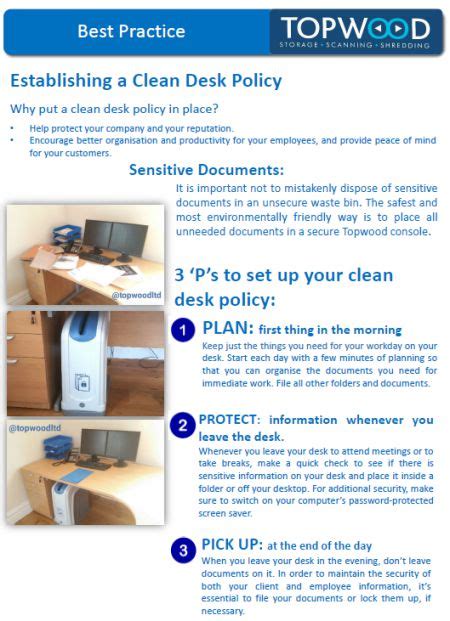 Sample Memo On Clean Desk Policy Desk Design Ideas