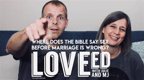 Where Does The Bible Say Sex Before Marriage Is Wrong Youtube