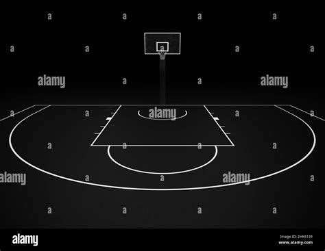 Basketball Court Sport Stock Photo Alamy