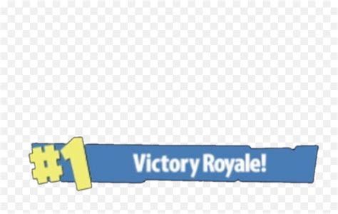 1 Victory Royale Transparent Png Fortnite Victory Royale Logo Png