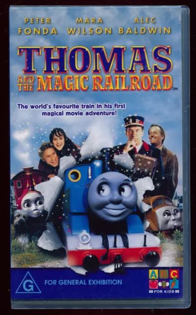 Thomas And The Magic Railroad Vhs Video Abc Tape Fonda Baldwin Picclick Uk