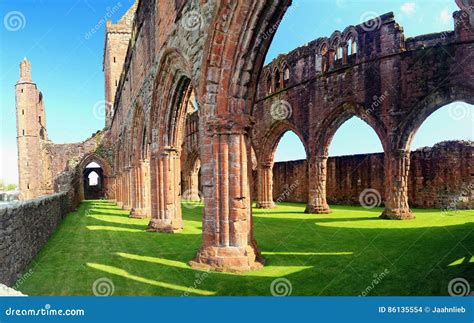 Ruins Of Sweetheart Abbey New Abbey Dumfries And Galloway Scotland