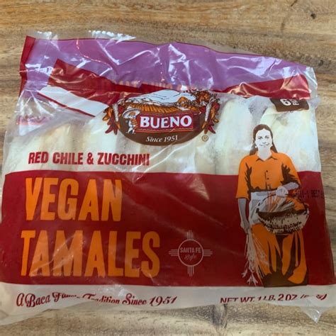 Bueno Vegan Tamales Red Chile And Zucchini Review Abillion