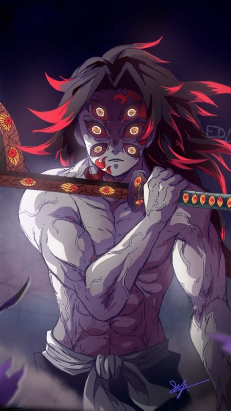 Hintergrundbild Für Handys Animes Demon Slayer Kokushibo
