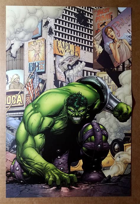 Incredible Hulk 110 Marvel Comics Poster By Gary Frank