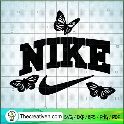 Nike Logo Butterfly SVG, Nike SVG, Logo Brand SVG - Premium & Original