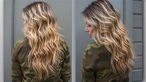 How To Perfect Beach Wave Hair Youtube