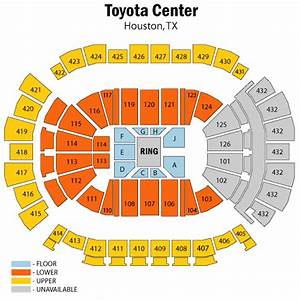 Toyota Center Seating Map Seat Numbers Cabinets Matttroy
