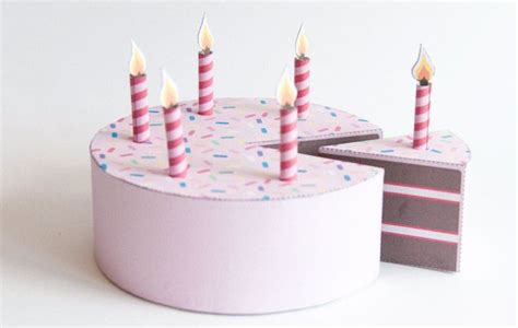 Image Result For Paper Craft Cake Birthday Cake Paper