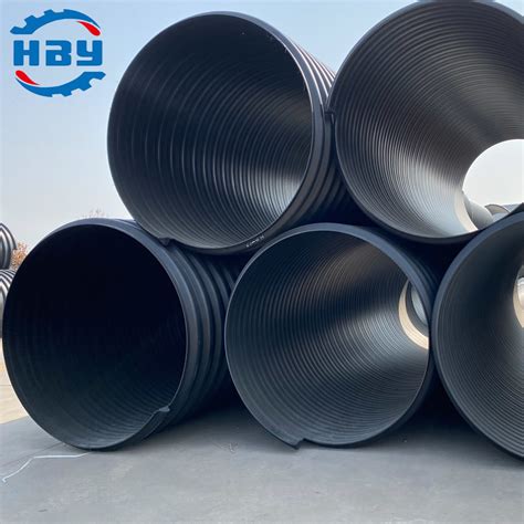300mm Hdpe Double Wall Corrugated Pipe For Building Drainage Wholesale