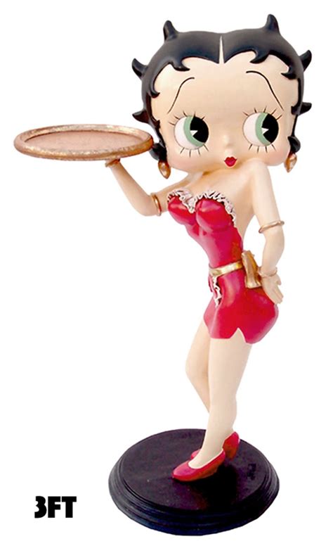 Betty Boop Waitress 3ft Betty Boop Display Figurines