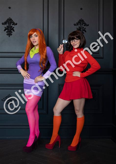 Daphne And Velma Cosplay Print 85x11 Etsy