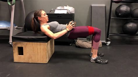 Hip Thrust Hold With Abduction Youtube