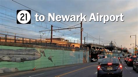 Driving Nj 21 Rt 21 To Newark Liberty International Airport Terminal