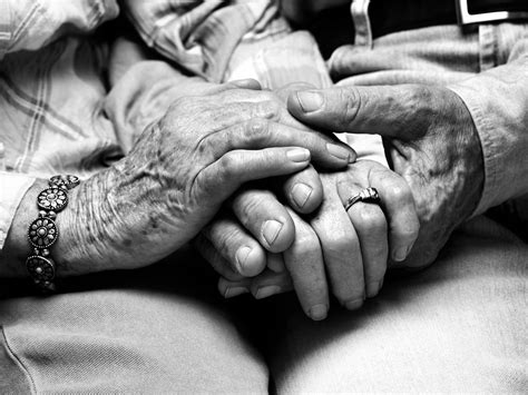 Elderly Couple In Love