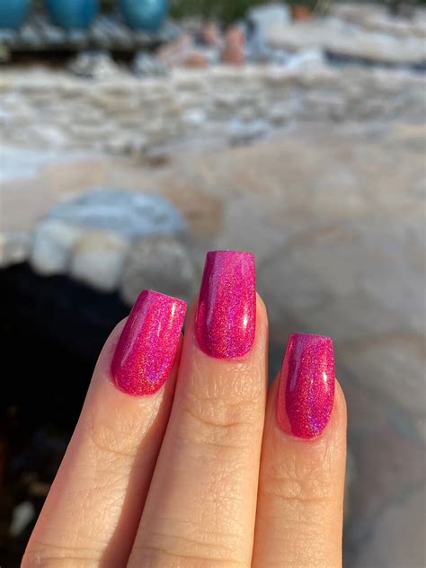 Fuchsia Berry Holographic Berry Pink Hot Pink Holographic Etsy
