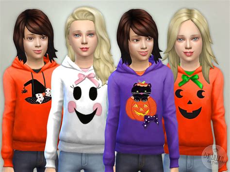 Halloween Hoodie For Girls By Lillka At Tsr Sims 4 Updates
