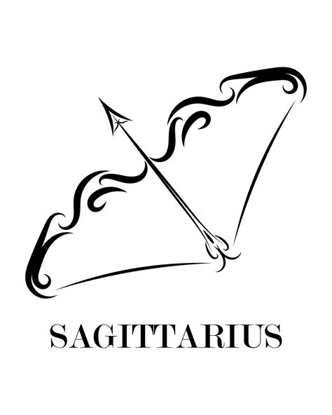 Sagittarius Zodiac Svg