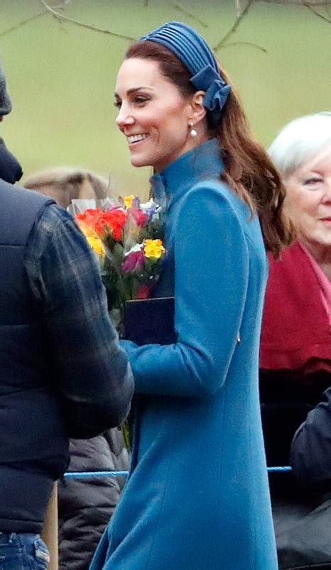 Kate Middletons Blue Coat January 2019 Popsugar Fashion Photo 9
