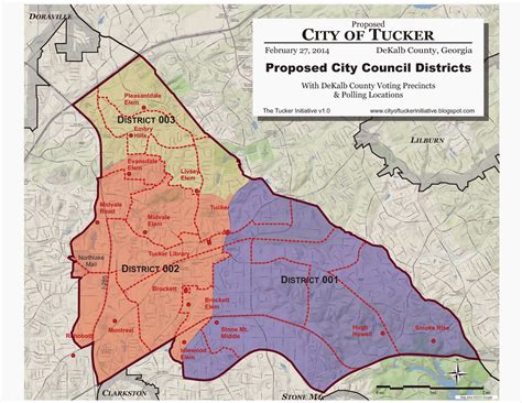 The City of Tucker Initiative: Voting Districts in the City of Tucker