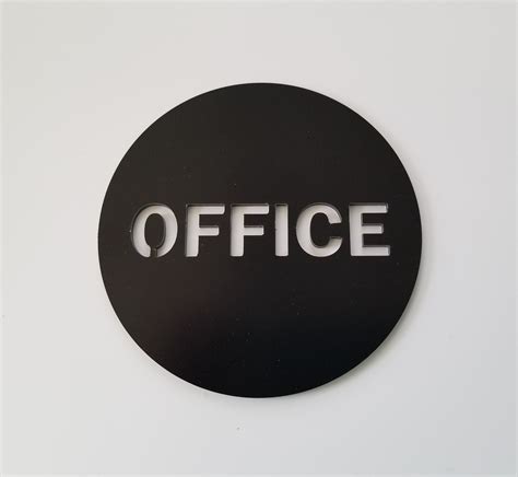 Aluminum Office Sign For Door Office Door Sign Modern Business