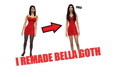 I Gave Bella Goth A Makeover In The Sims Youtube