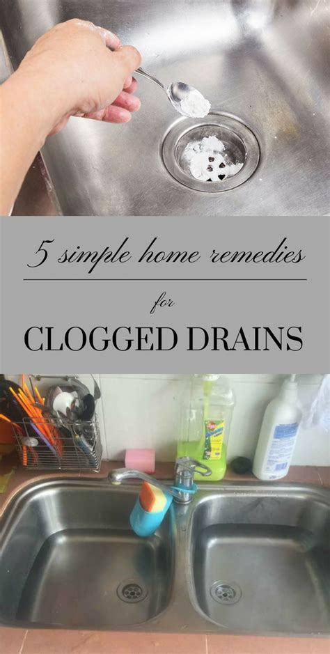 5 Simple Home Remedies For Clogged Drains Clogged