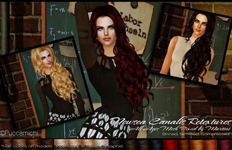Puccamichi Sims 1 Hair Content Strengthen Hair