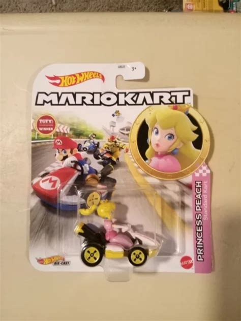 Hot Wheels Mario Kart Princess Peach Standard Kart Mattel Die Cast 224 Picclick