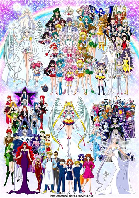 Sailor Moon Main Characters Aceos Sailor Moon Characters Royal