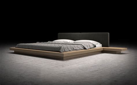 The Japanese Inspired Worth Platform Bed Features A Low Profile