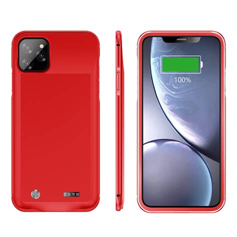 5000mah Battery External Power Charger Case Charging Cover For Iphone