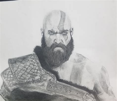 How To Draw Kratos Howtoszq