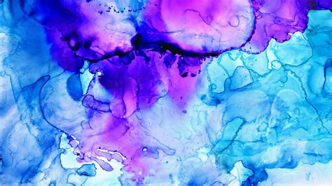 Download Wallpaper 1366x768 Purple Blue Abstraction Art Texture