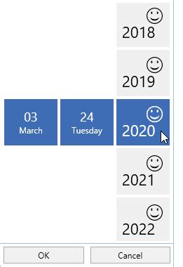Date Selector In Wpf Datepicker Control Syncfusion