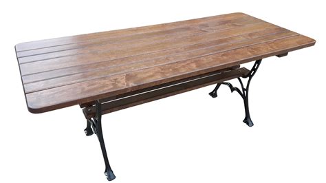 Stół ogrodowy drewniany odlew żeliwny królewski S2 7367117241 - Allegro.pl
