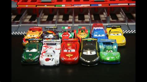 Disneypixar Cars 2 World Grand Prix Complete Race Cars Set By Mattel