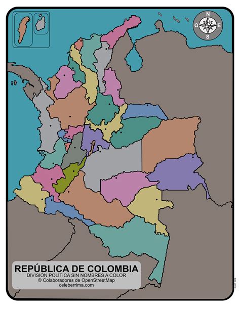 Juegos de Geografía Juego de Ubicación de los departamentos de Colombia Cerebriti