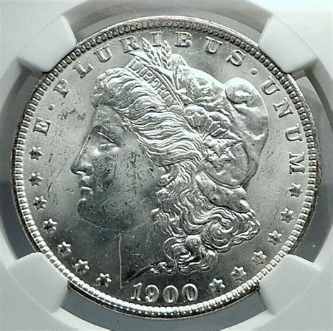 1900 United States Of America Silver Morgan Us Dollar Coin Eagle Ngc Ms