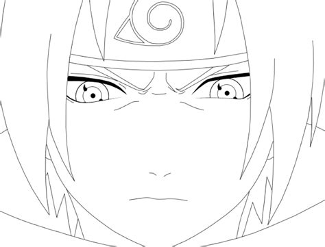 Lineart Sasuke By Boing Paradise On Deviantart