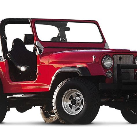 For Jeep Cj7 1976 1986 Xenon Flat Style Front And Rear Fender Flares Kit