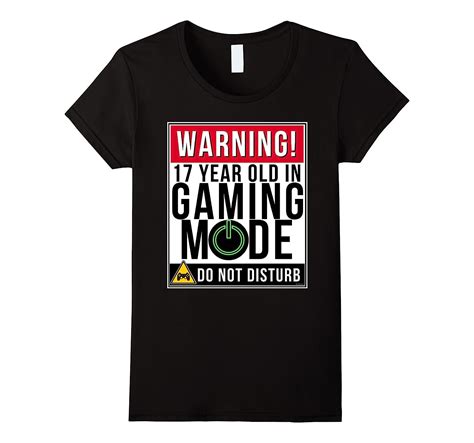 17th Birthday Shirt For 17 Year Old Gamers Tee