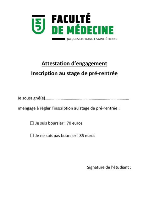 Attestation D Engagement Par Monpc Fichier Pdf