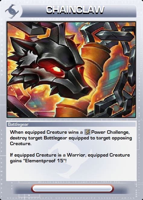 Chainclaw Chaotic Card By Allanthegymleader On Deviantart