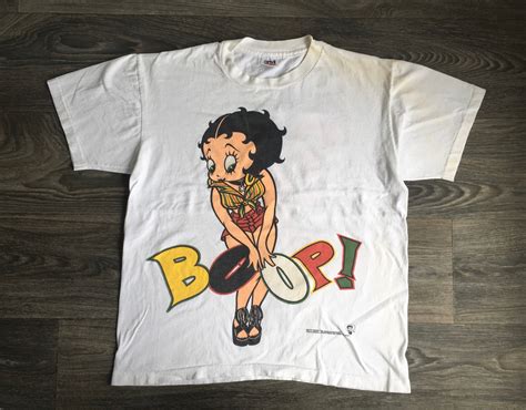 Betty Boop Tshirt 90s Vintage Booty Shorts There It Is Double Etsy