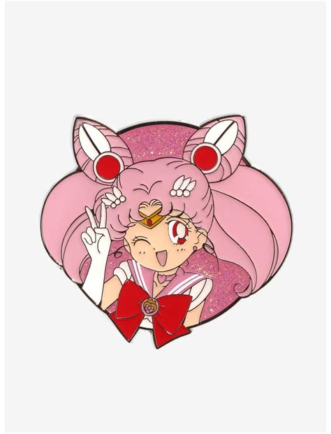 Sailor Moon Glitter Sailor Chibi Moon Enamel Pin Hot Topic
