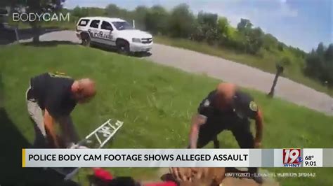 police bodycam footage shows alleged assault may 10 2023 news 19 at 9 p m youtube