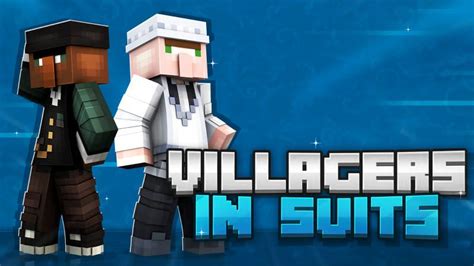 Villagers In Suits By Blocklab Studios Minecraft Skin Pack