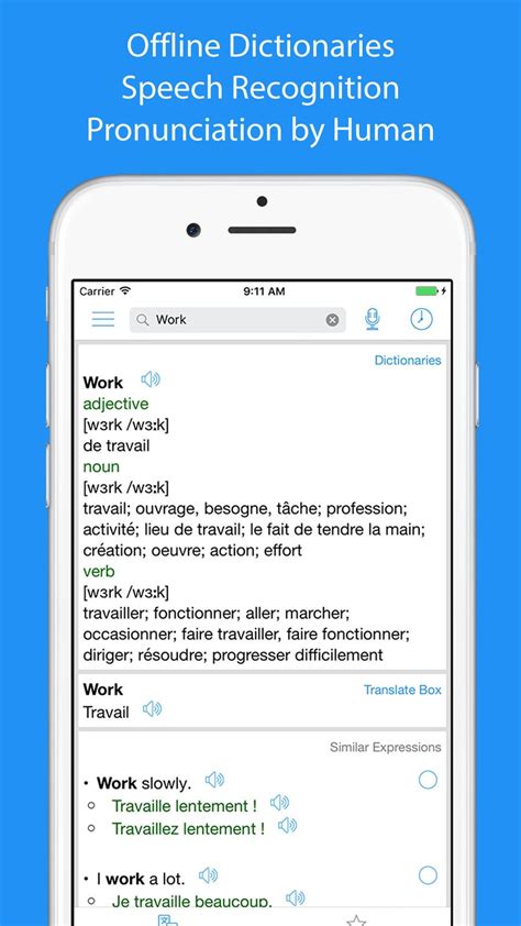 French Translator Offline #Reference#Le#apps#ios | Ios apps, Offline, App